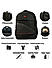 Raman Lappy 34L Black Laptop Backpack