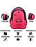 Raman Schooly 25L Pink School Backpack