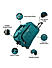 Raman Duffy Trolley 45L 20 inch Sea Green Duffle Trolley Bag