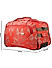 Raman Duffy Trolley 68L 22inch Red Duffle Trolley Bag