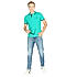 Lawman Blue Skinny Fit Solid Jeans For Men