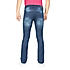 Lawman Blue Boot Cut Fit Solid Jeans For Men