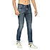 Lawman Blue Slim Fit Solid Jeans For Men