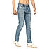 Lawman Blue Slim Fit Solid Jeans For Men