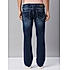 Lawman Blue Boot Cut Fit Solid Jeans For Men