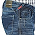 Lawman Blue Boot Cut Fit Solid Jeans For Men