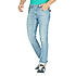 Lawman Blue Skinny Fit Solid Jeans For Men