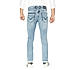 Lawman Light Blue Skinny Fit Solid Jeans For Men