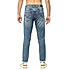 Lawman Blue Skinny Fit Solid Jeans For Men