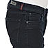 Lawman Dark Blue Slim Fit Solid Jeans For Men