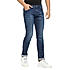 Lawman Blue Slim Fit Solid Jeans For Men