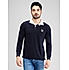 Lawman Polo Neck Full Sleeves Solid Regular Fit T-Shirts