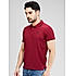 Lawman Polo Neck Half Sleeves Solid Regular Fit T-Shirts