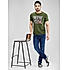 Lawman Round Neck Half Sleeves Printed Regular Fit T-Shirts