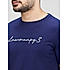 Lawman Round Neck Half Sleeves Solid Regular Fit T-Shirts