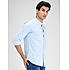 Lawman Solid Slim Fit Light Blue Shirts