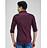 Lawman Solid Slim Fit Wine Shirts