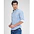 Lawman Polka Dots Slim Fit Blue Shirts