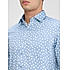 Lawman Polka Dots Slim Fit Blue Shirts