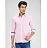 Lawman Solid Slim Fit Pink Shirts