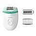 Epilator - 2 in 1 Shaver and Epilator | Corded Epilator for Gentle hair removal at home | BRE245/00