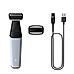 Groin and Body Trimmer- | Showerproof | Contour following 2D technology | 1 click on comb | 3mm | 40 min cordless use