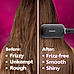 Hair Straightening Brush - Everyday Styling with KerashineCare in 5 mins | ThermoProtect Technology I Natural Straight, Shiny and Frizz Free Hair I Triple Bristle Design I BHH880/10