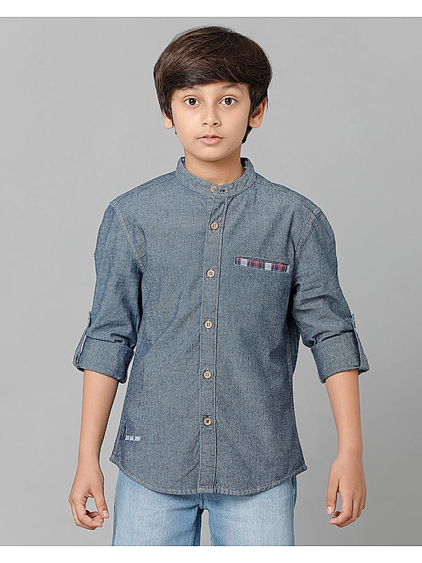 CHAMBRAY DENIM FULL SLEEVE SHIRT