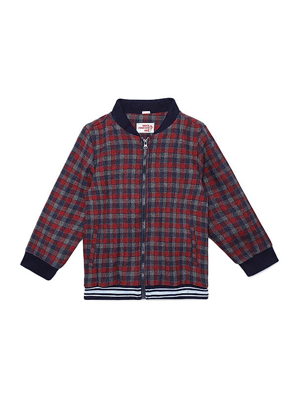 BOYS TWEED BOMBER JACKET