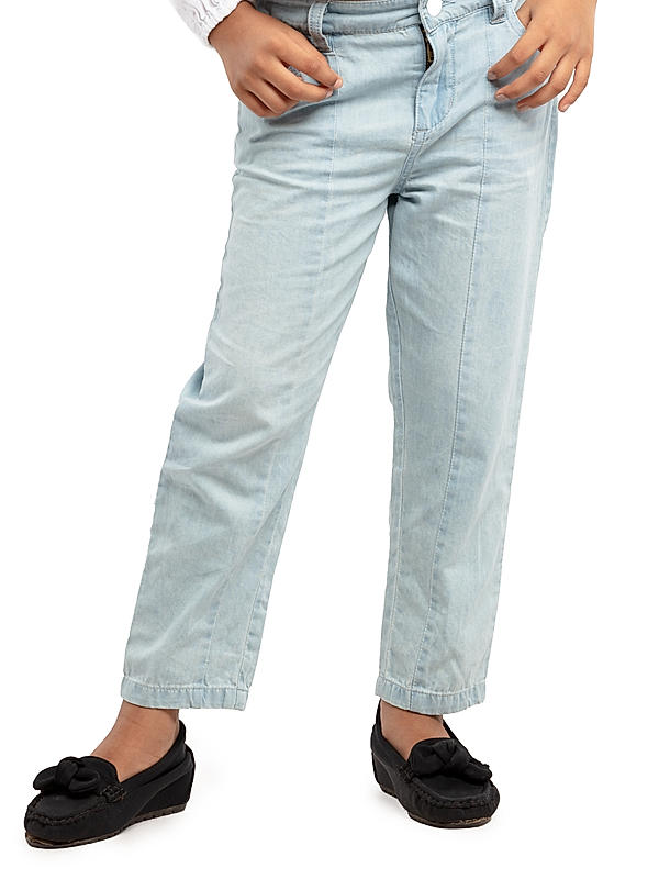 GIRLS LIGHT WEIGHT DENIM FULL PANT