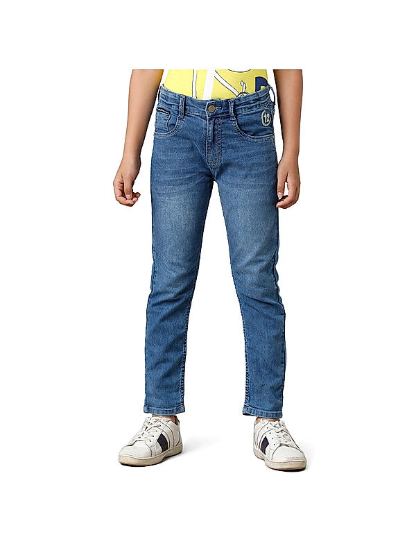 BOYS LYCRA DENIM PANT