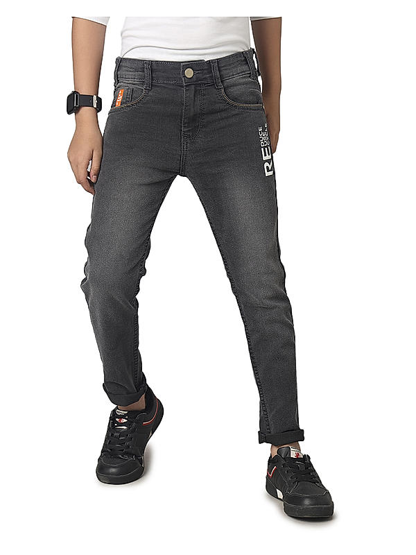 BOYS LYCRA DENIM PANT