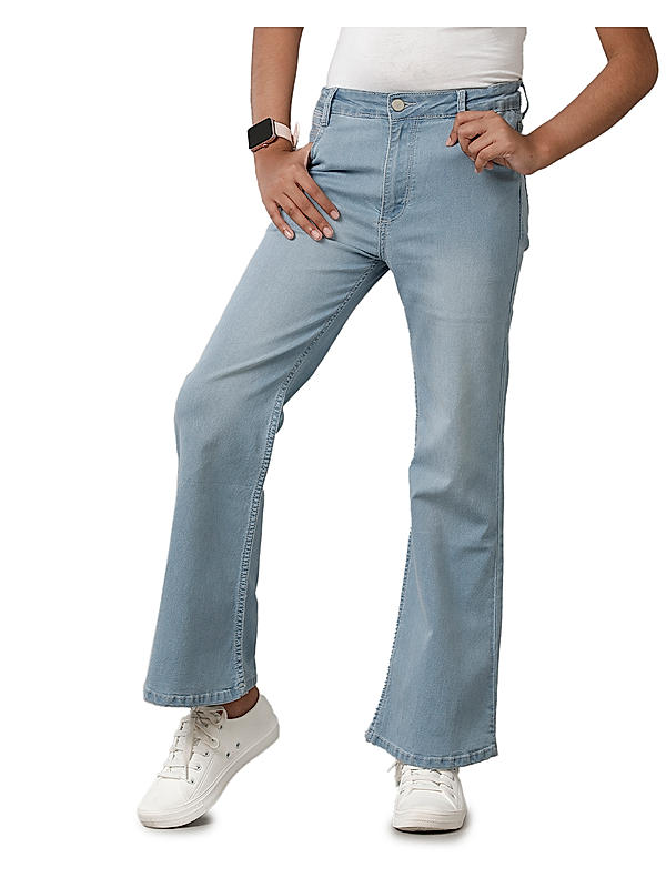 GIRLS DENIM FULL PANT