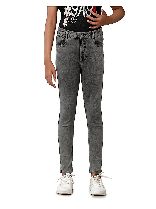 GIRLS DENIM FULL PANT