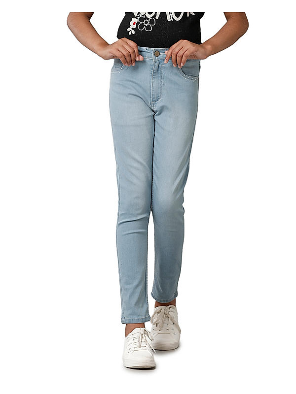 GIRLS DENIM FULL PANT