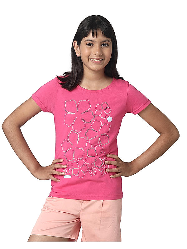 GIRLS ROUND NECK TOP