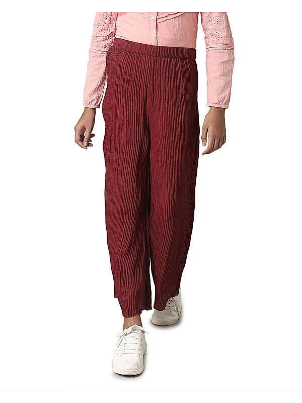 PLEATED CREPE PULL ON PANT