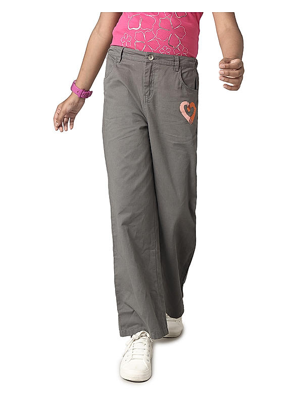 GIRLS WIDE LEG FULL PANT