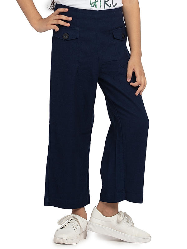 GIRLS FIT AND FLARE WITH ADJUST WAIST BAND 3/4TH PANT