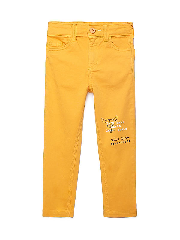 BOYS SOLID CANVAS CPD WASH PANT