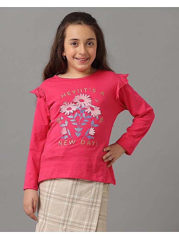 Girls Pink T-Shirts