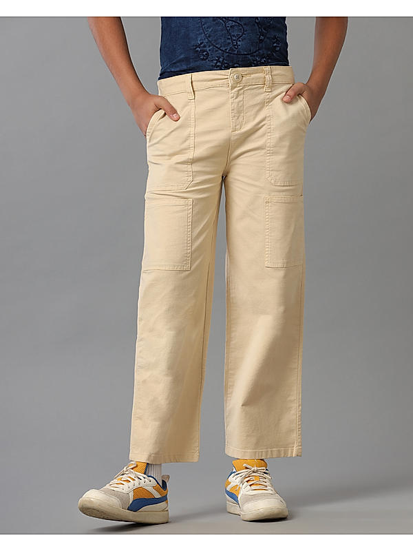 Girls Beige Trousers