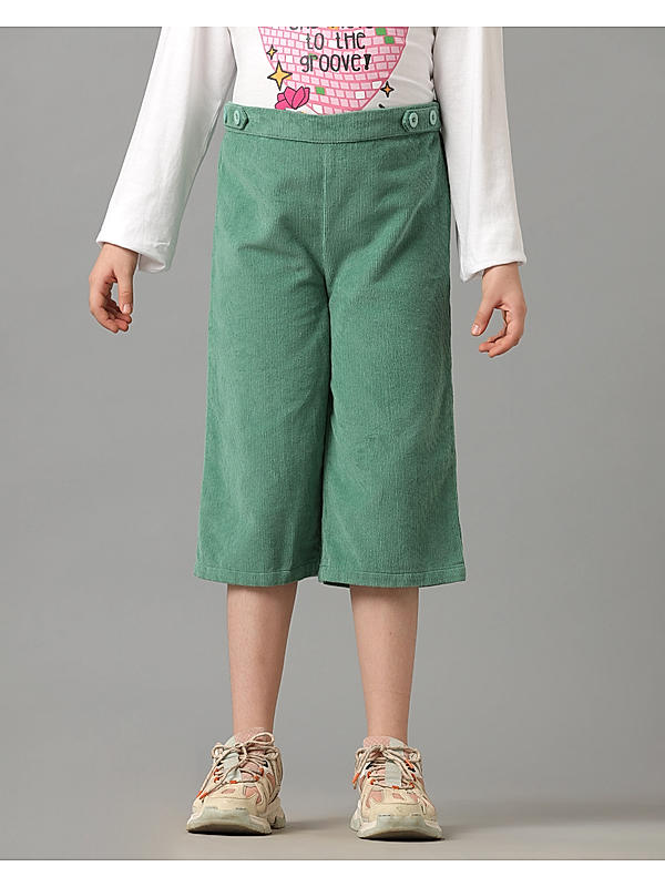 Girls Green Trousers