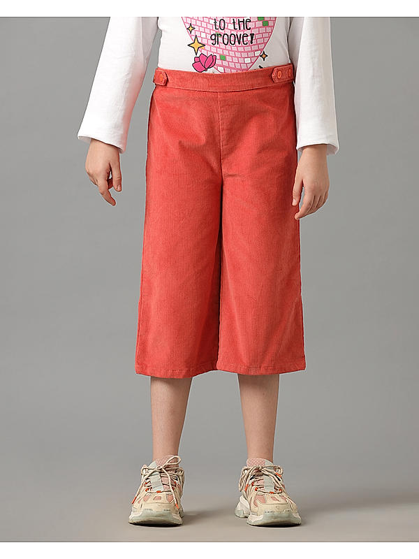 Girls Orange Trousers