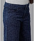 FLORAL JAQUARD GIRLS DENIM PANT