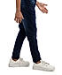 INDIGO STRETCH DENIM PANTS WITH PRINT ON FRONT PANEL