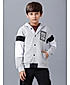 BOYS FULL SLEEVE SWEAT SHIRT WITH FRONT OPENING & HOOD