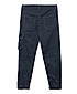 BOYS COTTON SLIM FIT SOLID CARGO PANT