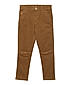 BOYS COTTON SLIM FIT SOLID CORDUROY TROUSER