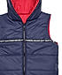 BOYS SOLID SLEEVELESS JACKET WITH HODDIE